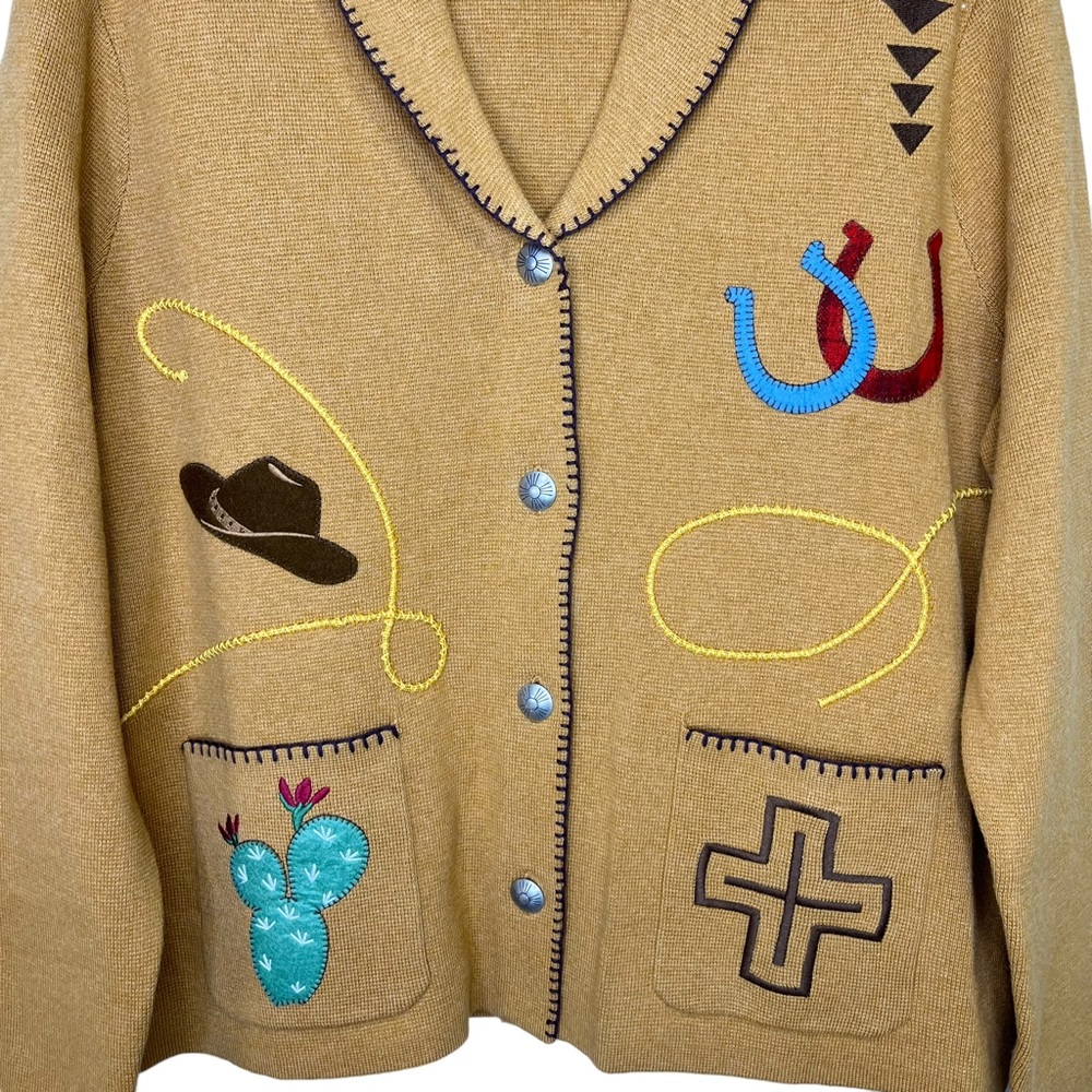 NEW Free People x Pendleton Souvenir Western Cardigan Large - Picture 6 of 10